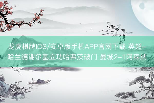 龙虎棋牌IOS/安卓版手机APP官网下载 英超-哈兰德谢尔基立功哈弗茨破门 曼城2-1阿森纳